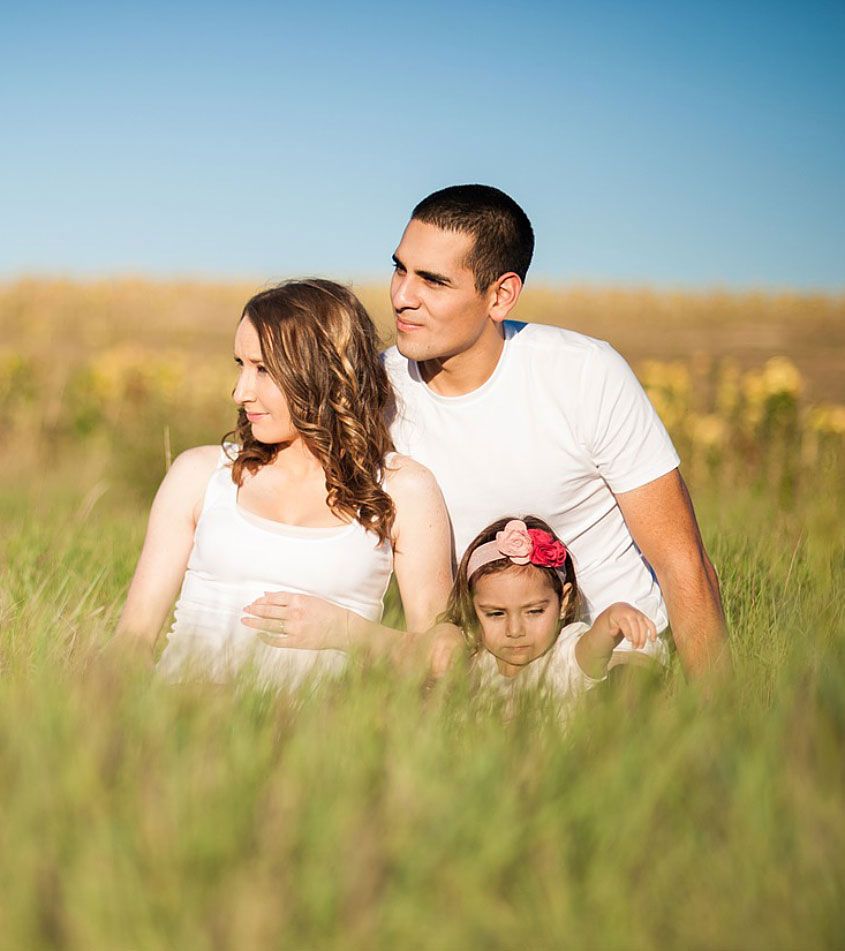 Family in Field Family in Field